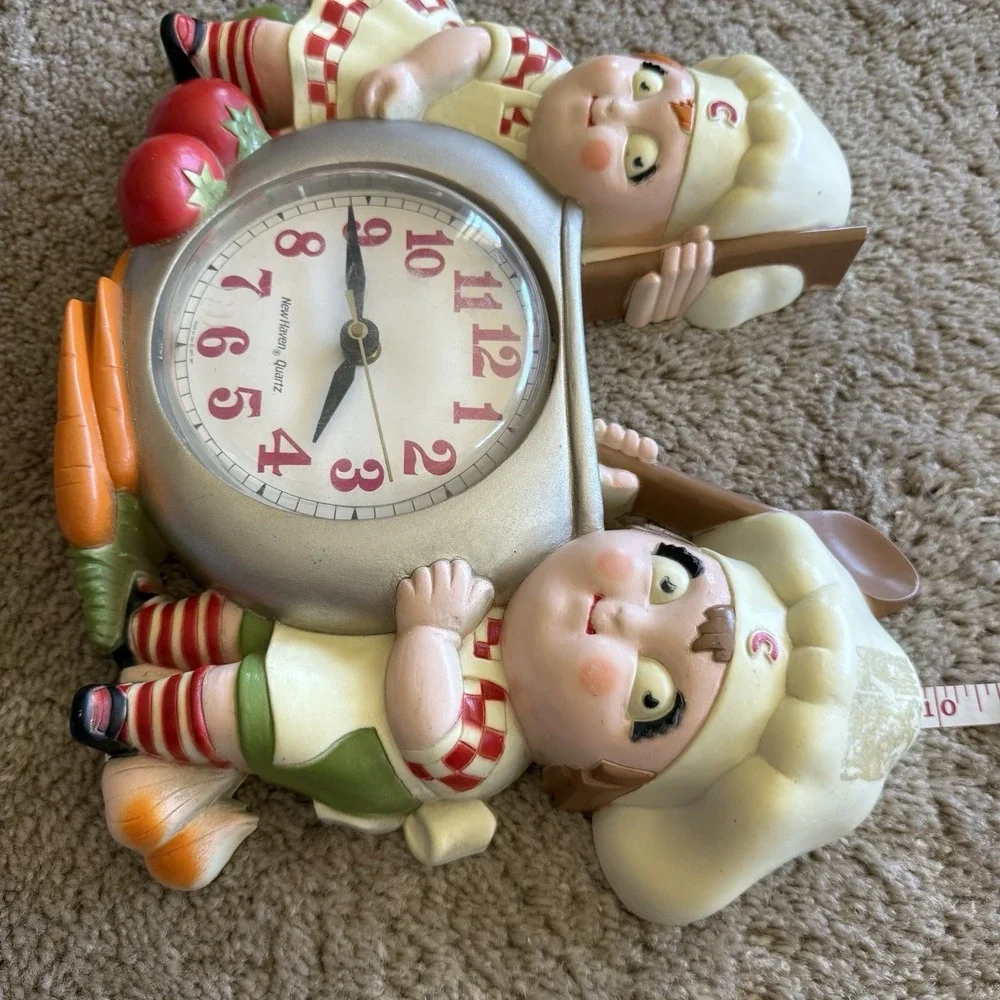 Vintage 1990 Campbells Soup Kids Wall Clock New Haven Quartz Burwood Kitchen USA